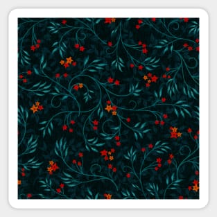 Floral vines Sticker